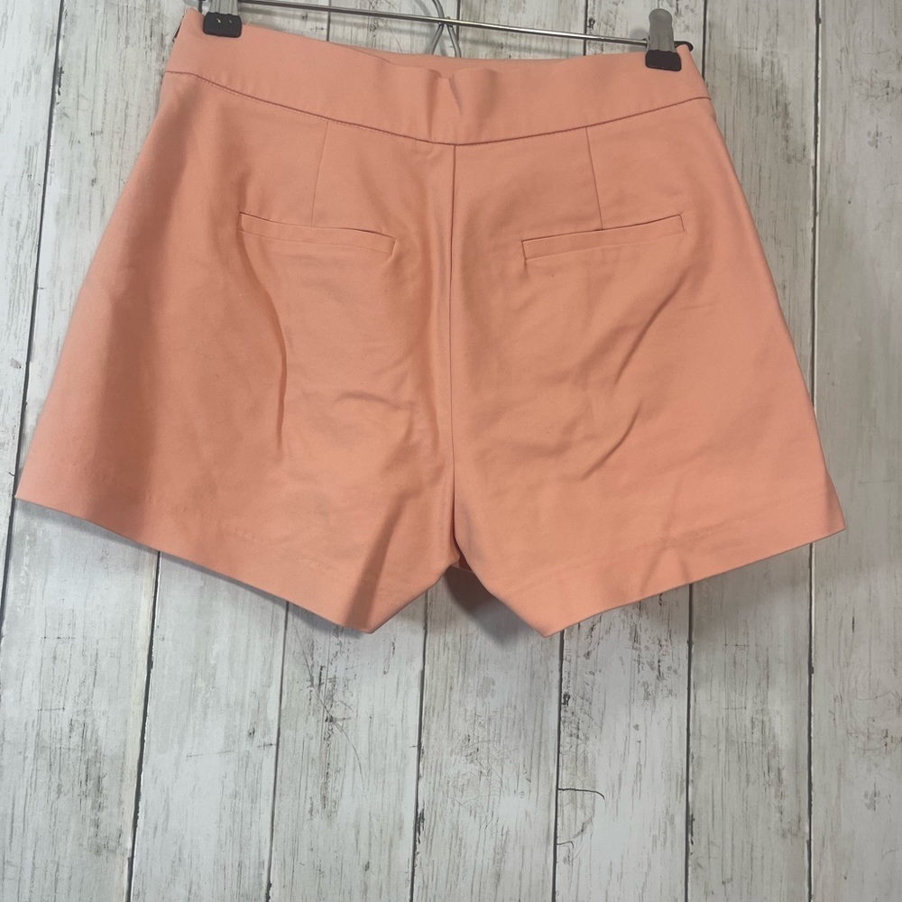 Harlowe & Graham Side Zip Shorts Pale Pink Small - Picture 3 of 7